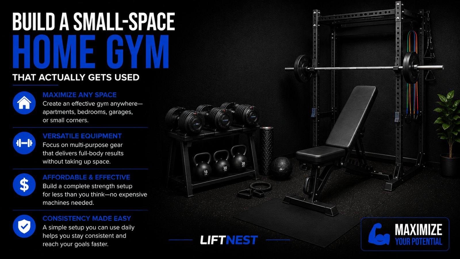 Build a Small-Space Home Gym That Actually Gets Used