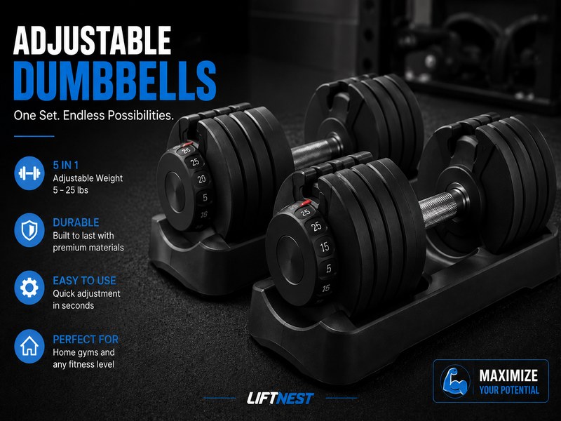 Bowflex SelectTech 552 Adjustable Dumbbells
