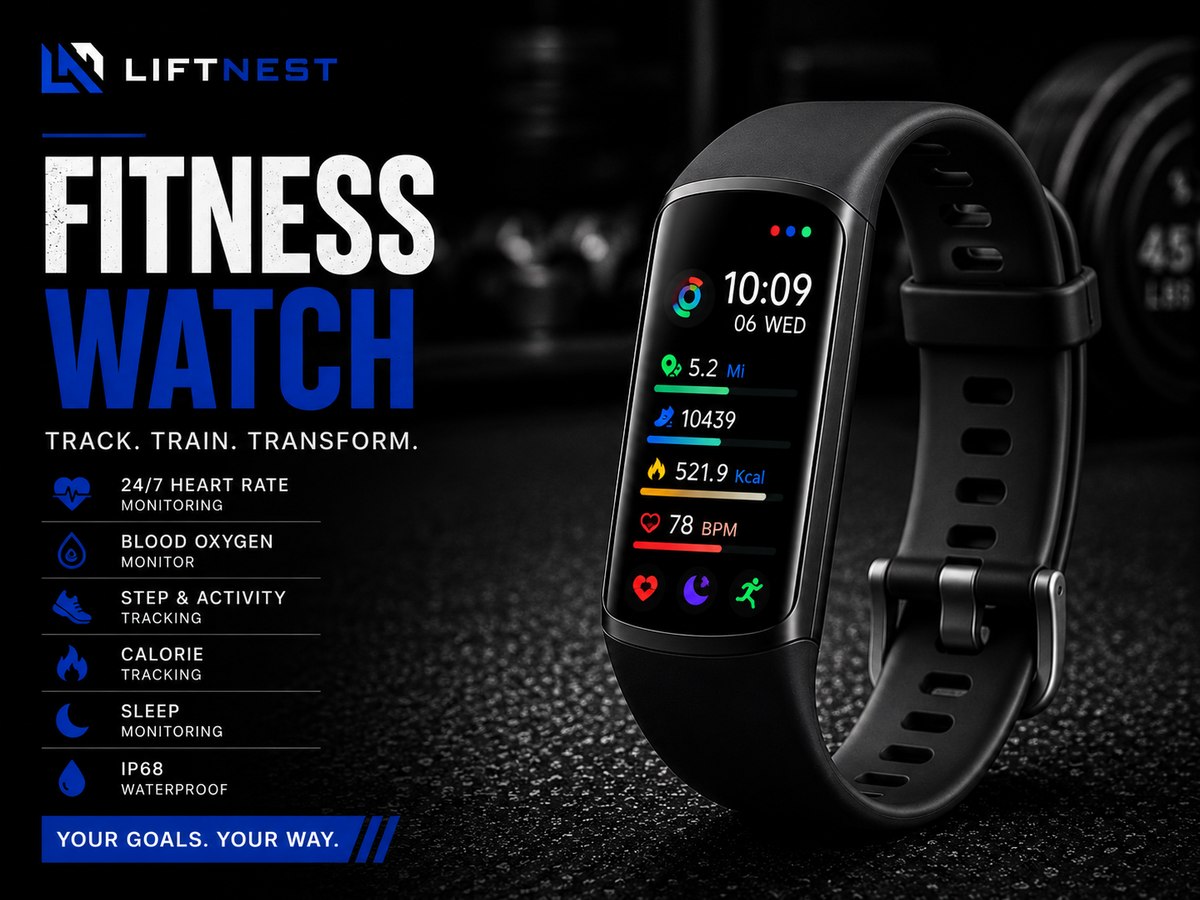 Fitness Watch for Men & Women