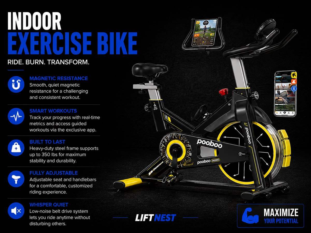 Exercise Bike,Stationary Bike for Home